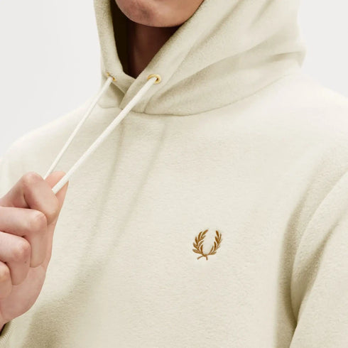 Fred Perry Fleece Hooded Sweater Oatmeal